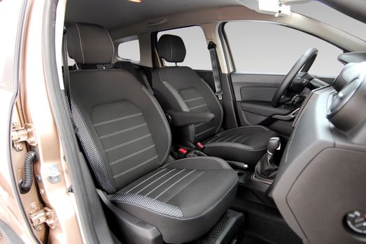 Front seats of a modern passenger car