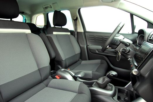 Front seats of a modern passenger car