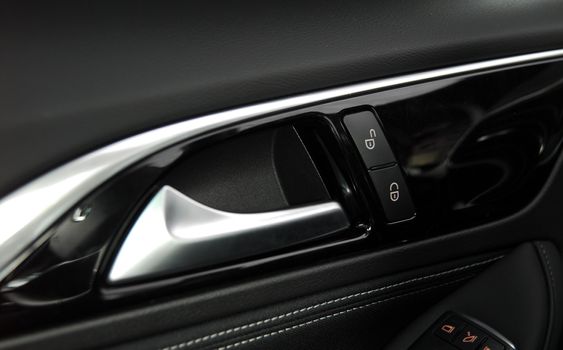 car door handles and electric detail, central locking