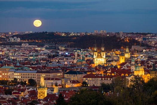 Charles Bridge, Old Town and Old Town Tower of Charles Bridge, Prague, Czech Republic. Prague old town and iconic Charles bridge, Czech Republic. Charles Bridge (Karluv Most) and Old Town Tower.