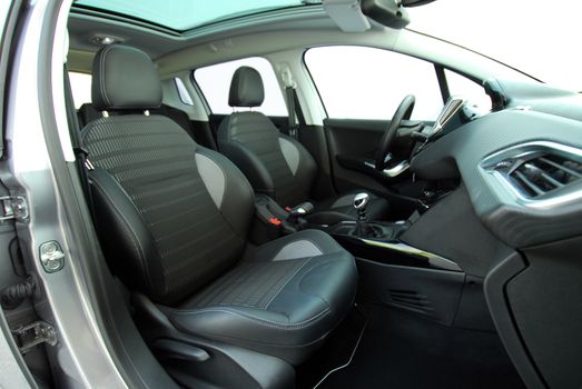 Front seats of a modern passenger car