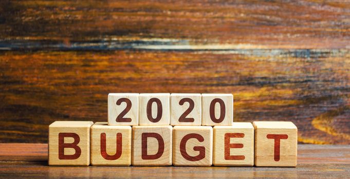 Blocks Budget 2020. Budget planning for next year. Revenues and expenses, investment and project financing. Beginning of new decade. Business plans and development prospects, trends and challenges.