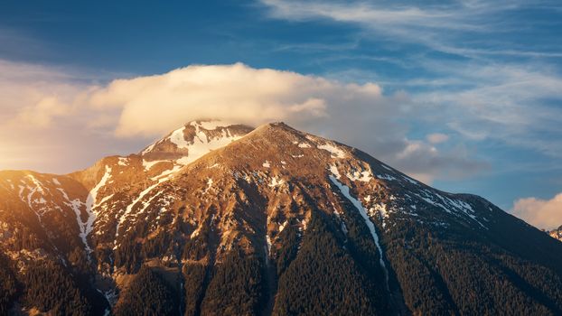 Mountain landscape of Slovenia, Julian Alps