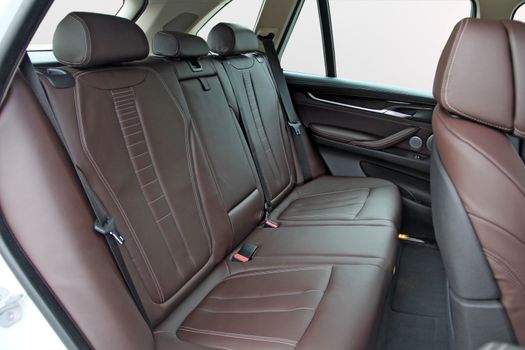 rear seats in passenger car