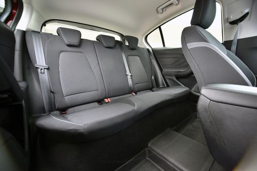 rear seats in passenger car