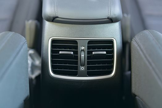 ventilation holes in a luxury passenger car