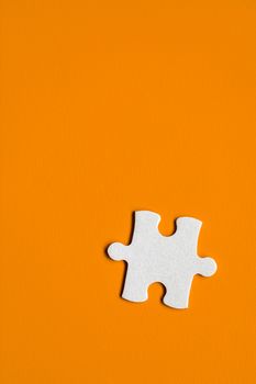 Closeup of jigsaw puzzle isolated. Missing jigsaw puzzle piece, business concept for completing the puzzle piece. Group of puzzle and a puzzle piece. Teamwork concept. Think difference concept. 