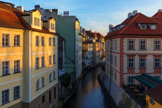 Kampa Island with Certovka River in Old Prague, Czech Republic