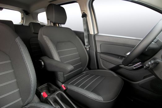 Front seats of a modern passenger car