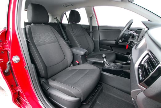 Front seats of a modern passenger car