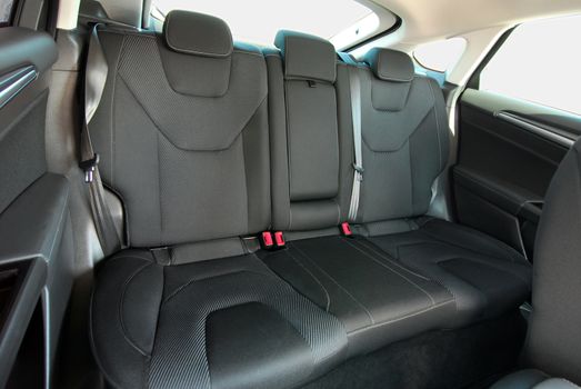 rear seats in passenger car