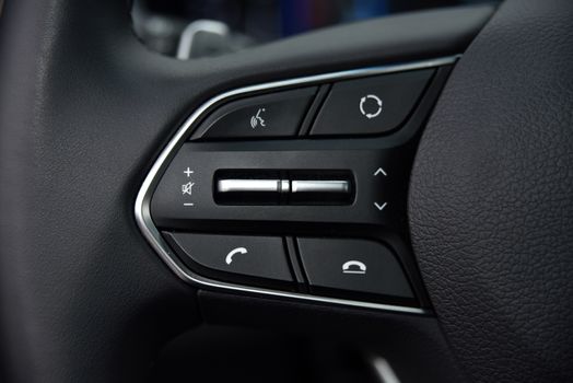 cruise control stick which is located on the the steering wheel