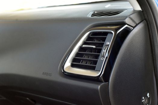 ventilation holes in a luxury passenger car