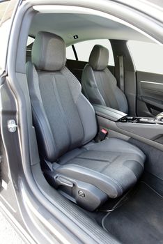 Front seats of a modern passenger car