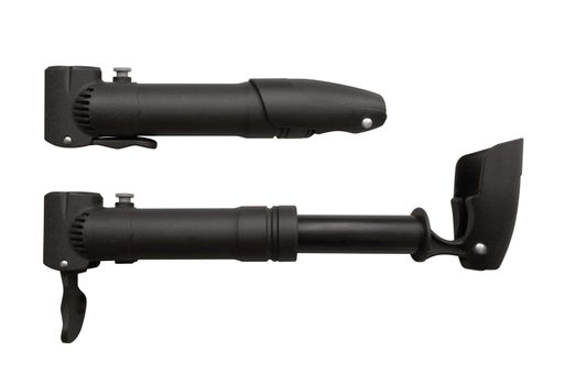 Bicycle Pump isolated on white background. Clipping Path included.