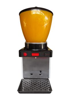 Juice dispenser isolated on white. Clipping path included.
