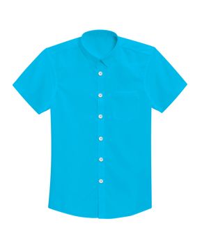 Blue shirt isolated on a white background with clipping path.