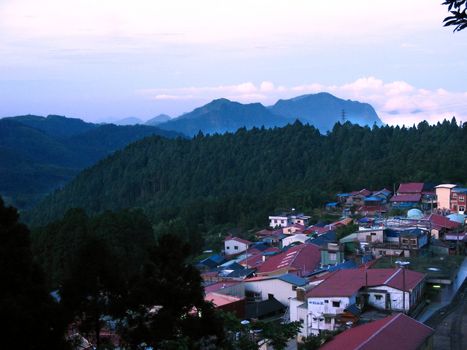 The mountain village of Fenchihu is an important tourism attraction in the Alishan mountains in southern Taiwan
