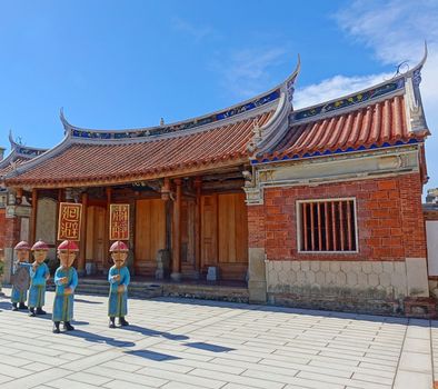 KAOHSIUNG, TAIWAN -- JUNE 10 , 2017: The Fongyi Imperial Tutorial Academy, originally built in 1814 during the Qing Dynasty and recently restored and reopened to the public.
