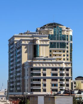 ALMATY, KAZAKHSTAN - MAY 14, 2017: The complex of buildings along Al-Farabi avenue in Almaty, Kazakhstan

Almaty, Kazakhstan - May 14, 2017: The complex of buildings along Al-Farabi avenue in Almaty, Kazakhstan