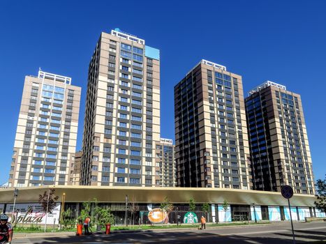 ALMATY, KAZAKHSTAN - MAY 14, 2017: The complex of buildings along Al-Farabi avenue in Almaty, Kazakhstan

Almaty, Kazakhstan - May 14, 2017: The complex of buildings along Al-Farabi avenue in Almaty, Kazakhstan