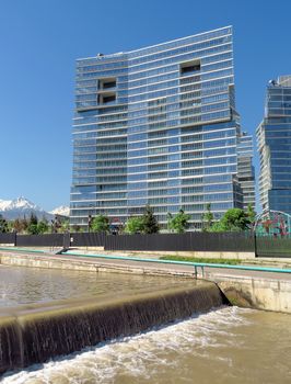 ALMATY, KAZAKHSTAN - MAY 12, 2017: The complex of buildings of Business Centre of Esentai Tower in Almaty, Kazakhstan

Almaty, Kazakhstan - May 12, 2017: The complex of buildings of Business Centre of Esentai Tower in Almaty, Kazakhstan