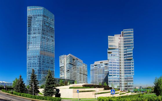 ALMATY, KAZAKHSTAN - MAY 12, 2017: The complex of buildings of Business Centre of Esentai Tower in Almaty, Kazakhstan

Almaty, Kazakhstan - May 12, 2017: The complex of buildings of Business Centre of Esentai Tower in Almaty, Kazakhstan