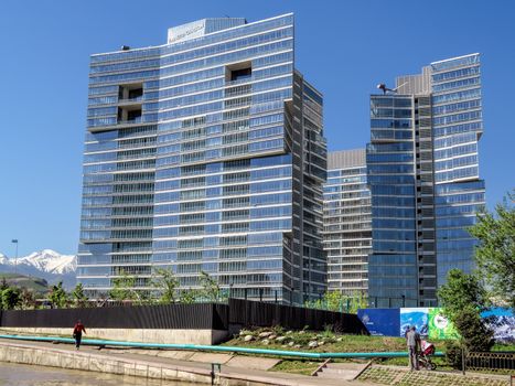 ALMATY, KAZAKHSTAN - MAY 12, 2017: The complex of buildings of Business Centre of Esentai Tower in Almaty, Kazakhstan

Almaty, Kazakhstan - May 12, 2017: The complex of buildings of Business Centre of Esentai Tower in Almaty, Kazakhstan