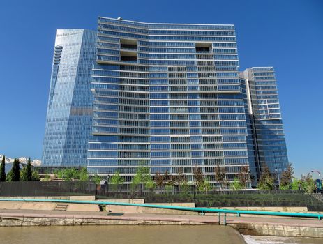 ALMATY, KAZAKHSTAN - MAY 12, 2017: The complex of buildings of Business Centre of Esentai Tower in Almaty, Kazakhstan

Almaty, Kazakhstan - May 12, 2017: The complex of buildings of Business Centre of Esentai Tower in Almaty, Kazakhstan