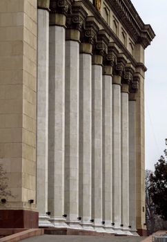 ALMATY, KAZAKHSTAN - MARCH 26, 2017: Old Government House in Almaty, Kazakhstan.

Almaty, Kazakhstan - March 26, 2017: Old Government House in Almaty, Kazakhstan.