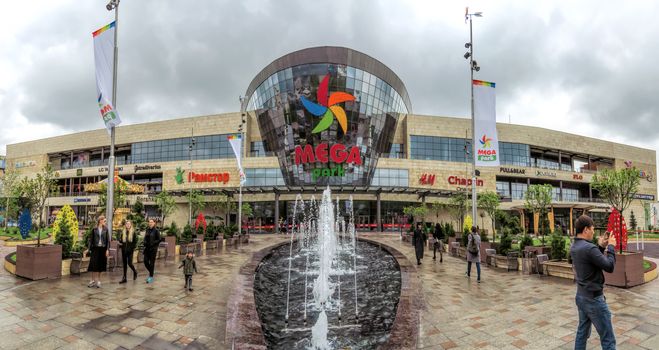 ALMATY, KAZAKHSTAN - APRIL 30, 2017: Shopping and entertainment center Mega Park in Almaty, Kazakhstan. Opened in 2015, it is the largest department store in Almaty.

Almaty, Kazakhstan - April 30, 2017: Shopping and entertainment center Mega Park in Almaty, Kazakhstan. Opened in 2015, it is the largest department store in Almaty.