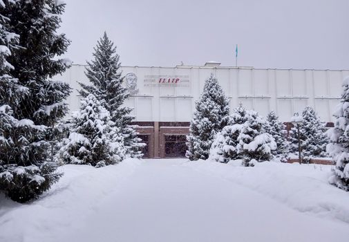 ALMATY, KAZAKHSTAN - FEBRUARY 4, 2017: State Academic Russian Drama Theater named after M. Y. Lermontov. It was opened in 1933. Almaty is the largest city in Kazakhstan, and was the country's capital until 1997.


Almaty, Kazakhstan - February 4, 2017: State Academic Russian Drama Theater named after M. Y. Lermontov. It was opened in 1933. Almaty is the largest city in Kazakhstan, and was the country's capital until 1997.