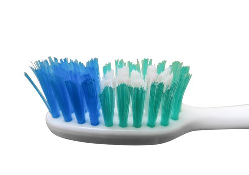 Tooth brush isolated on white. Clipping path included.