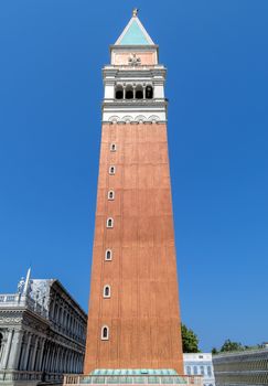 Miniature of St Mark's Campanile in Venice in the theme park "Italy in miniature" (Italia in miniature).