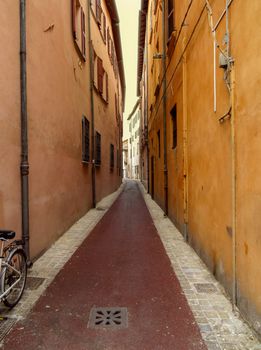 Street in the old center of the Rimini