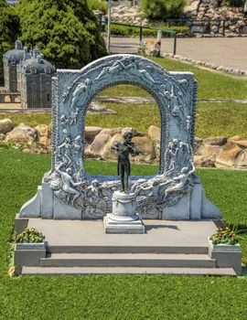 Rimini, Italy - June 13, 2017: Italy in miniature, a thematic park in Emilia Romagna. Was built Ivo Rambaldi in 1970