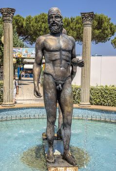 Rimini, Italy - June 13, 2017: Italy in miniature, a thematic park in Emilia Romagna. Was built Ivo Rambaldi in 1970