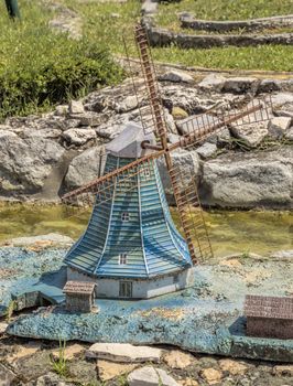 Rimini, Italy - June 13, 2017: Italy in miniature, a thematic park in Emilia Romagna. Was built Ivo Rambaldi in 1970