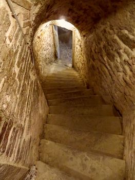 Dungeon of medieval castle in San Leo, Italy