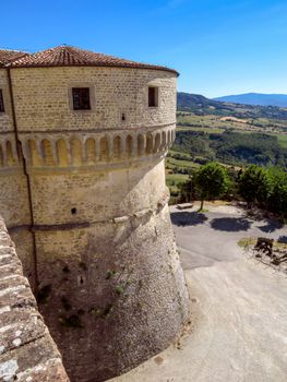 The Renaissance Fortress of San Leo, located on a rocky cliff, dates back to the fifteenth century