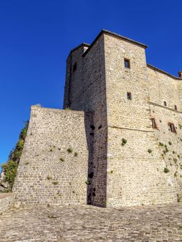 The Renaissance Fortress of San Leo, located on a rocky cliff, dates back to the fifteenth century