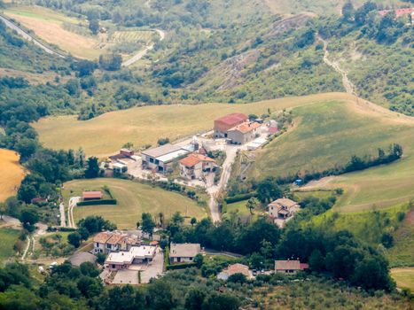View of the village from the fortress of San Marino