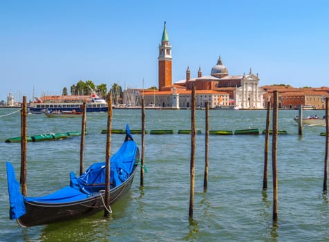 Venice, Italy - June 20, 2017: San Giorgio Maggiore Island in Venice, Italy