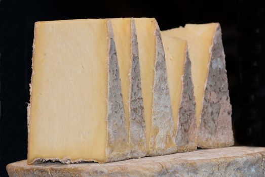 Wedges of Caerphilly Cheese