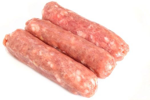 Small raw sausages