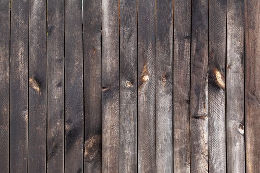 Wood texture with brown planks. Abstract background. Vertical background