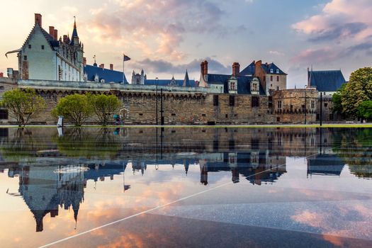 Castle of the Dukes of Brittany (Chateau des Ducs de Bretagne) in Nantes, France