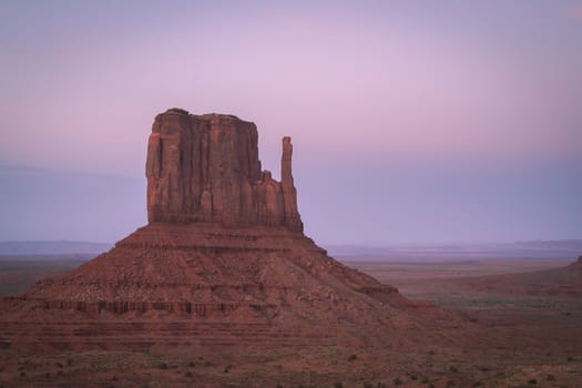 Monument Valley, desert canyon and scenic landmark from USA