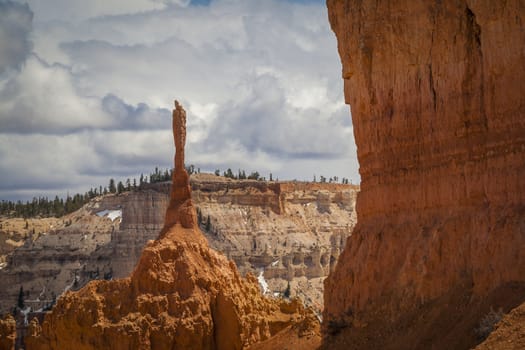 View of Thor's Hammer, Bryce Canyon National Park, Utah.