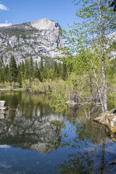 Mirror Lake, Yosemite national park, California USA